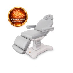 Fotel Kosmetyczny Unico Plus Z Podgrzewaniem jasnoszary - Auster -Fotele kosmetyczne elektryczne- 